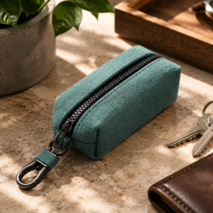 Leather Keychain Coin Purse